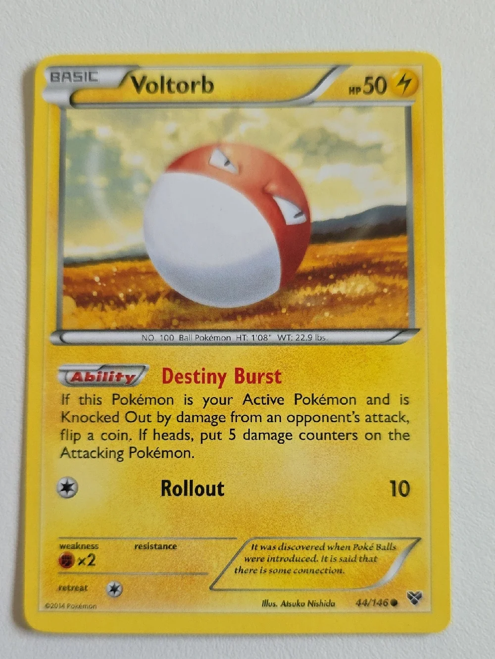 Pokemon Electrode And Voltorb Cards